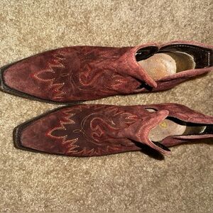 Ariat Burgundy Heeled Boots